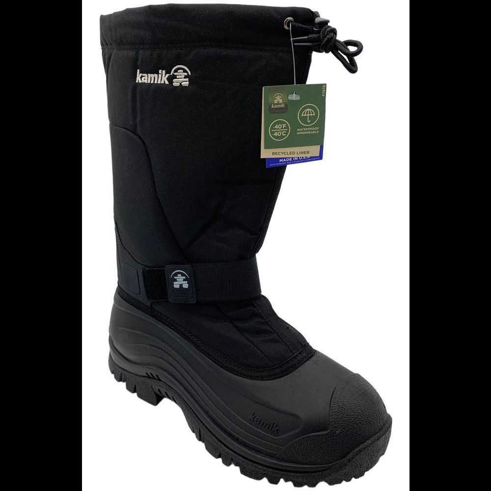 Kamik Men's Greenbay 4 Winter Boots Black - Medium
